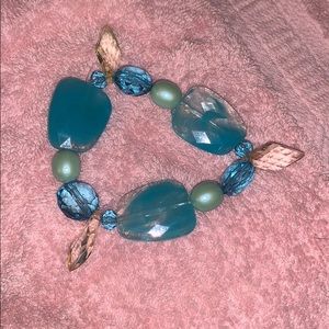 Handmade crystal blue bracelet 💎💙